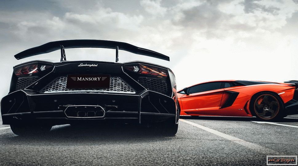 Lamborghini Aventador Mansory verseny