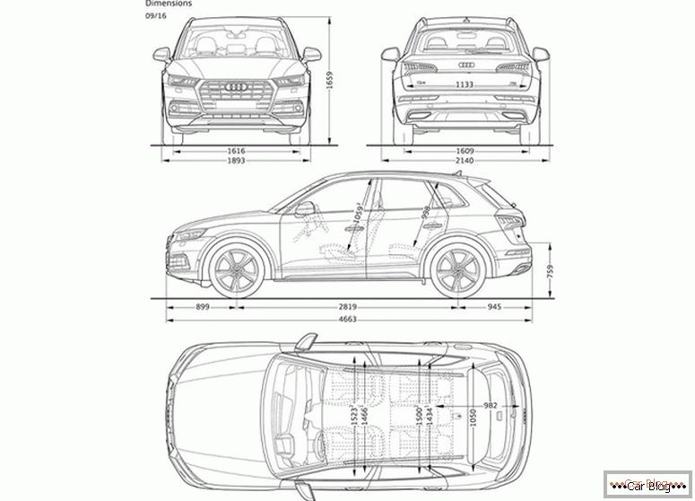 Audi Q5 specifikációk