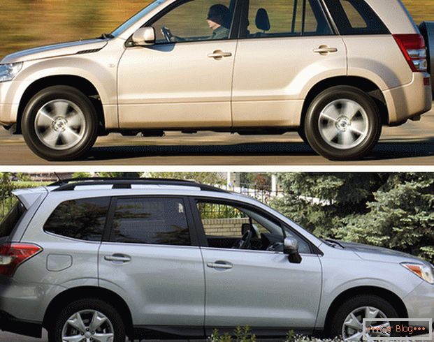 A Suzuki Grand Vitara és a Subaru Forester népszerű japán kereszteződések