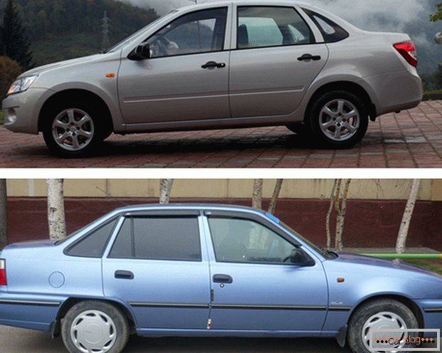LADA Granta és Daewoo Nexia - olcsó autók, amelyek népszerűek az orosz piacon