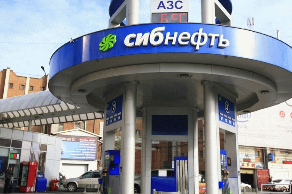 Phaeton benzinkút Oroszországban