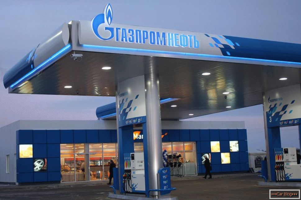Gazpromneft benzinkút Oroszország