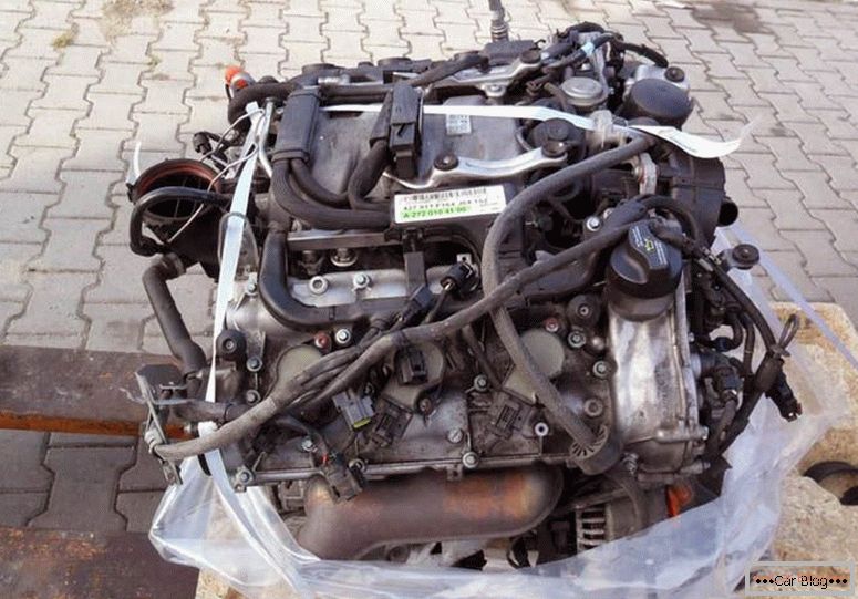 двигатель mercedes ml w164
