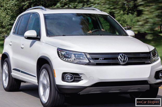 A Volkswagen Tiguan autó megjelenése