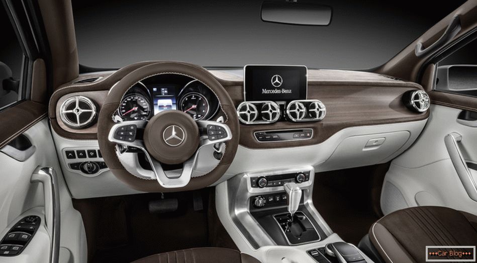 Немцы представили концепт нового пикапа Mercedes-Benz X-osztály