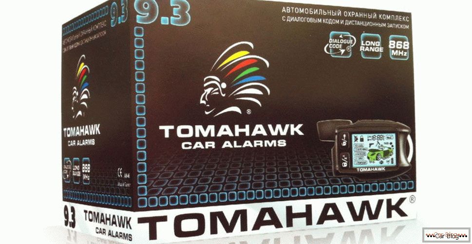 Tomahawk autó riasztó 9.3