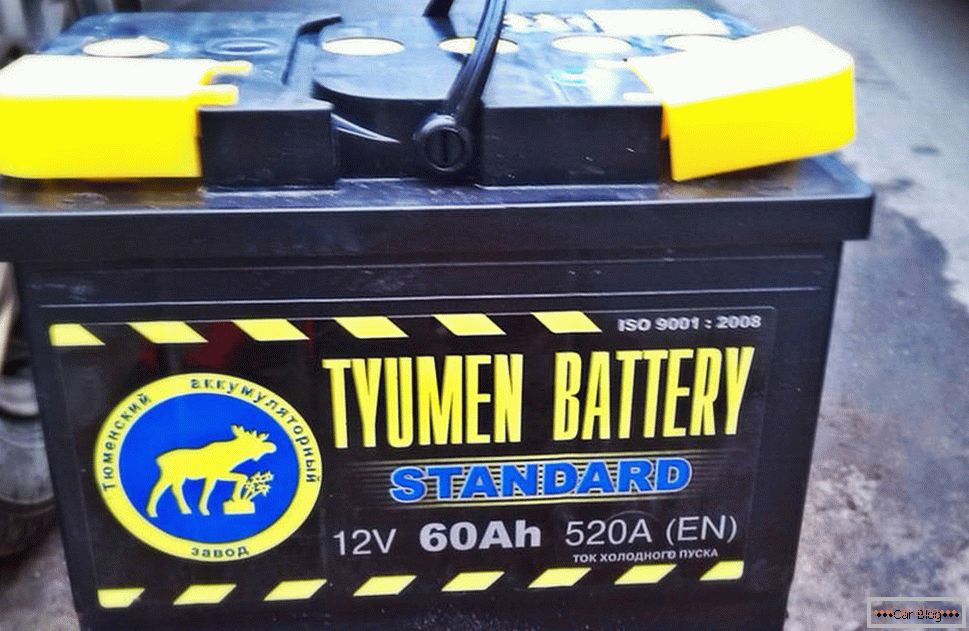 Tyumen akkumulátor szabvány