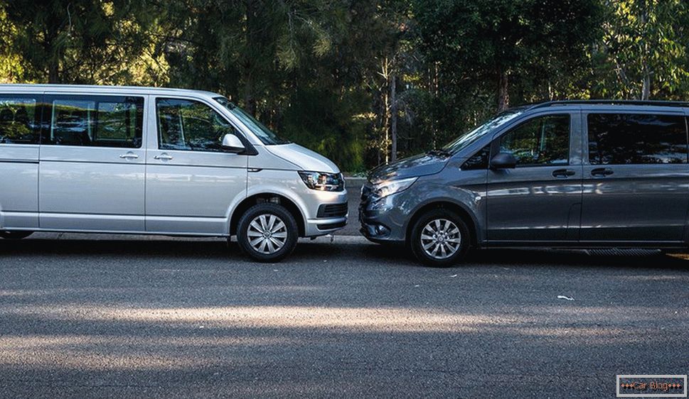 Melyik minivanál választani: a Mercedes-Benz Vito vagy a Volkswagen Transporter T5