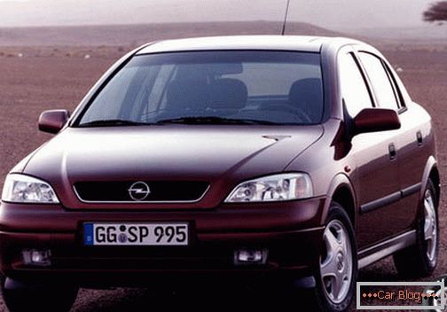 Műszaki adatok Opel Astra g