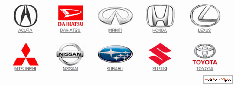 a japán autók márkák listája
